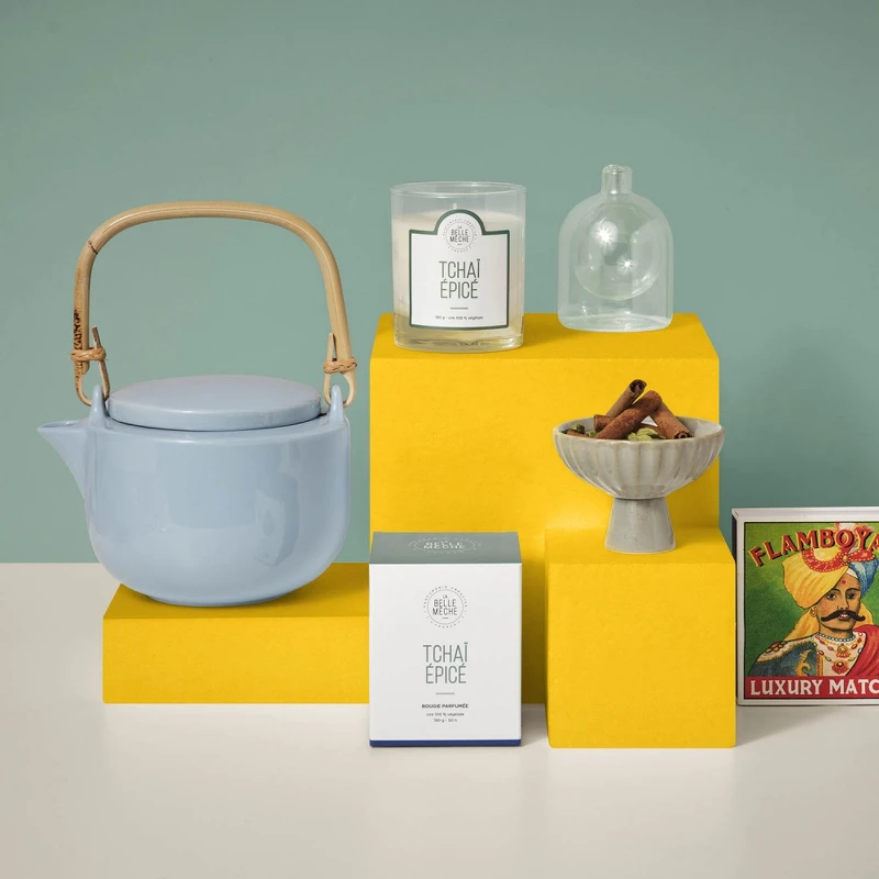 La Belle Mèche 香料薰茶香氛蠟燭190g,NT1,450 La Belle Mèche 香料薰茶香氛蠟燭190g,NT1,450