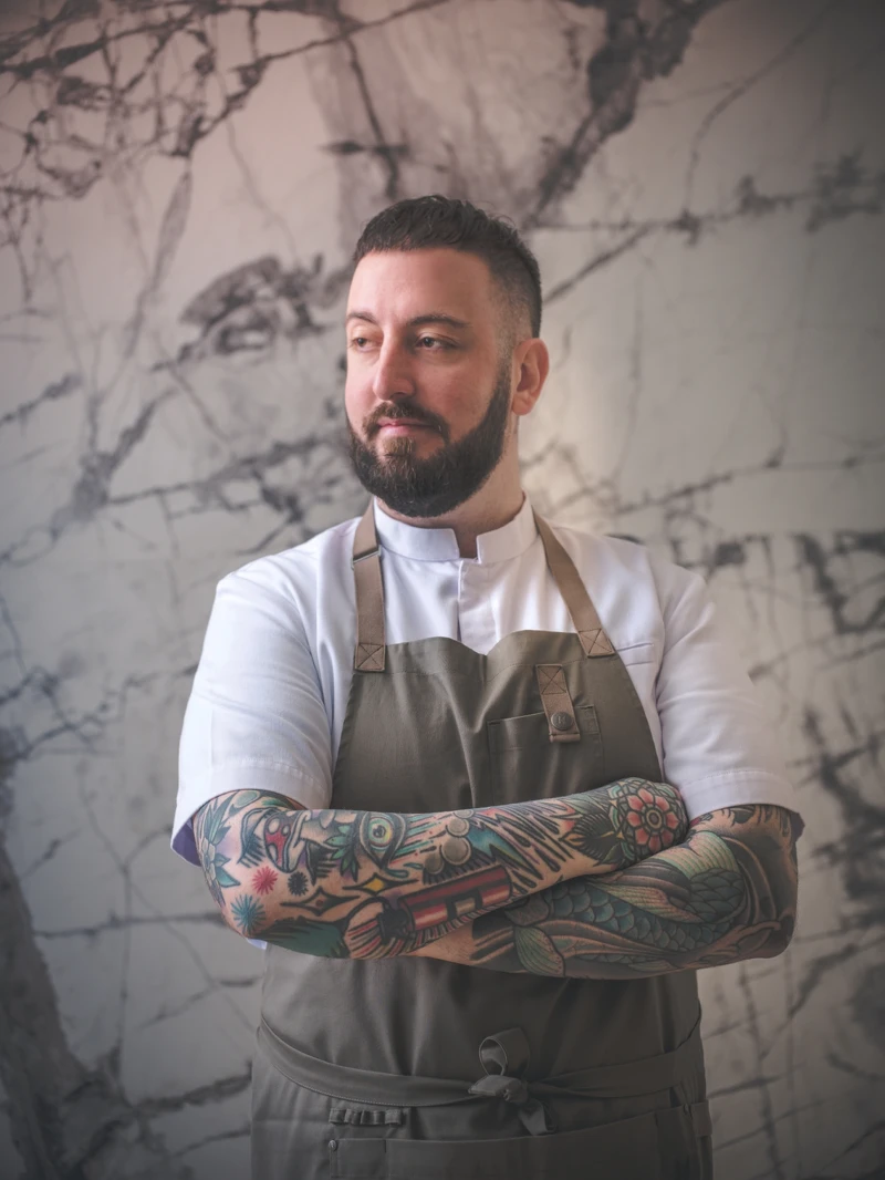 主廚雅克柏・弗西(Iacopo Frassi)。 主廚雅克柏・弗西(Iacopo Frassi)。