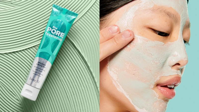 benefit PORE不及待瞬效緊緻毛孔面膜質地示意。 benefit PORE不及待瞬效緊緻毛孔面膜質地示意。