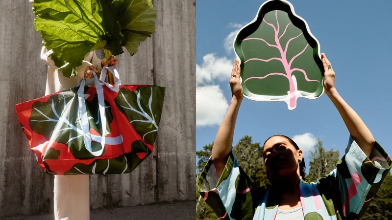 IKEA X Marimekko BASTUA聯名系列71公升購物袋99元、浴袍1599元 IKEA X Marimekko BASTUA聯名系列71公升購物袋99元、浴袍1599元