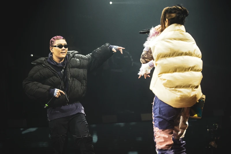 《大嘻哈時代2》REX(左)、E1and (右) 《大嘻哈時代2》REX(左)、E1and (右)