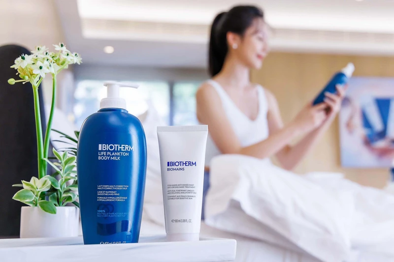 BIOTHERM碧兒泉美體保養系列情境照。 BIOTHERM碧兒泉美體保養系列情境照。