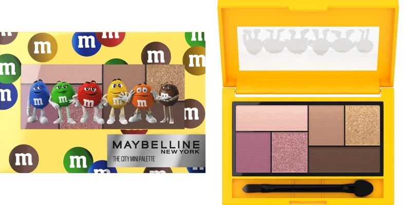 媚比琳城市限定迷你眼影盤M&M聯名款,NT590 媚比琳城市限定迷你眼影盤M&M聯名款,NT590