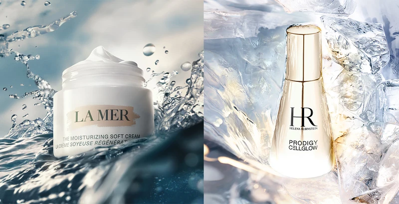 LA MER海洋拉娜舒芙乳霜(7ml) 扣skm points 100點免費兌換（全台限量）；HR赫蓮娜 極萃高光新生精華(5ml) 扣skm points 100點免費兌換（全台限量）。