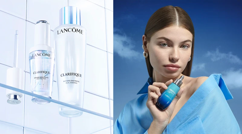 LANCOME精美好禮扣skm points 100點免費兌換（全台限量）；BIOTHERM女仕－奇蹟活源晶透露(14m)l+男仕－超進化極量緊膚凝霜(5ml)扣skm points 100點免費兌換（全台限量）。