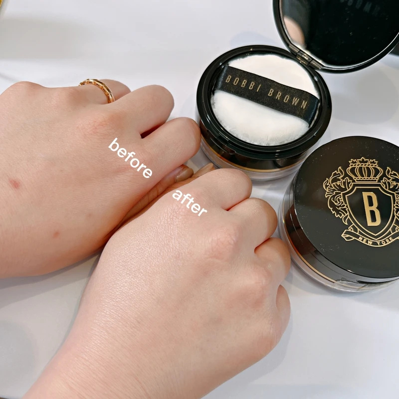 BOBBI BROWN冬蟲夏草奢光蜜粉妝效示範。 BOBBI BROWN冬蟲夏草奢光蜜粉妝效示範。