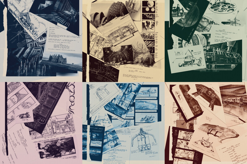 包裝結合電影未公開經典場景手稿，提升藝術價值。