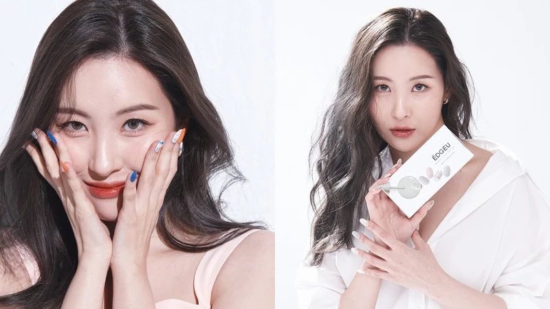 韓國頂流女神宣美代言的EDGEU凝膠美甲貼正式登台。