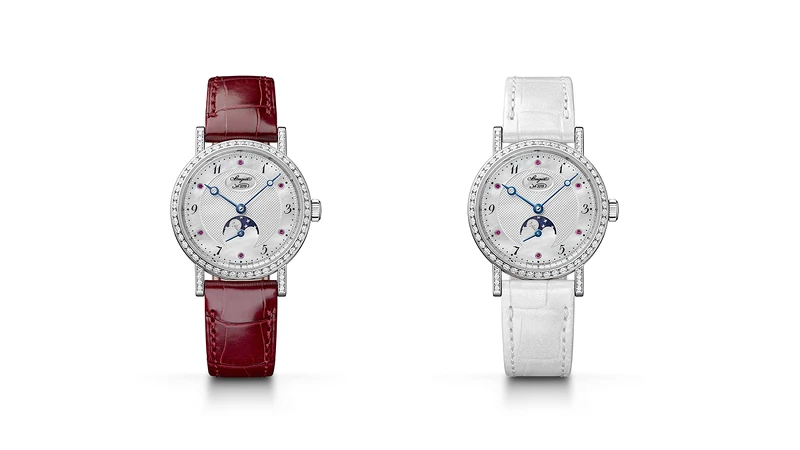 Breguet寶璣Classique Phase de Lune 9085腕錶,建議售價NT1,176,000。 Breguet寶璣Classique Phase de Lune 9085腕錶,建議售價NT1,176,000。