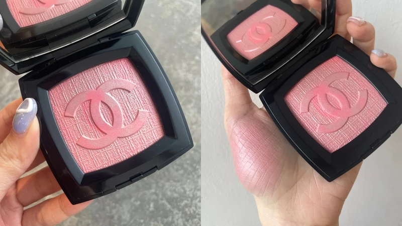 香奈兒渲染訂製頰彩盤 手部試色實拍 香奈兒渲染訂製頰彩盤 手部試色實拍