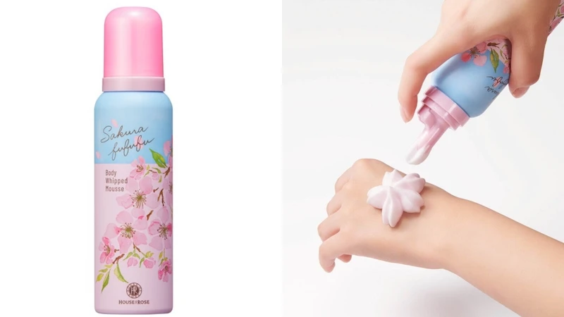 香草集粉櫻笑顏香氛保濕慕斯120g，NT650