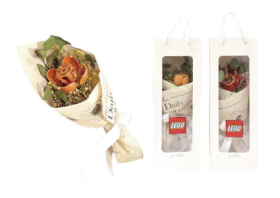 「樂高x浪花祝你生日快樂-客製花禮」。 「樂高x浪花祝你生日快樂-客製花禮」。