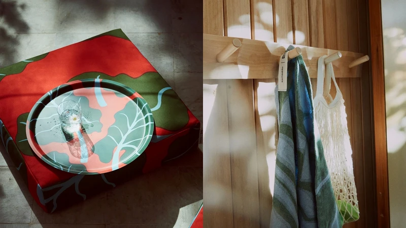 IKEA X Marimekko BASTUA聯名系列坐墊1499元、掛衣架699元 IKEA X Marimekko BASTUA聯名系列坐墊1499元、掛衣架699元