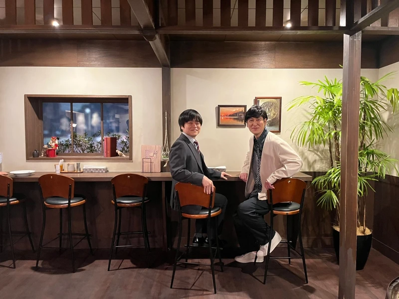 由天王及編劇笨蛋節奏(左)撰寫劇本。 由天王及編劇笨蛋節奏(左)撰寫劇本。