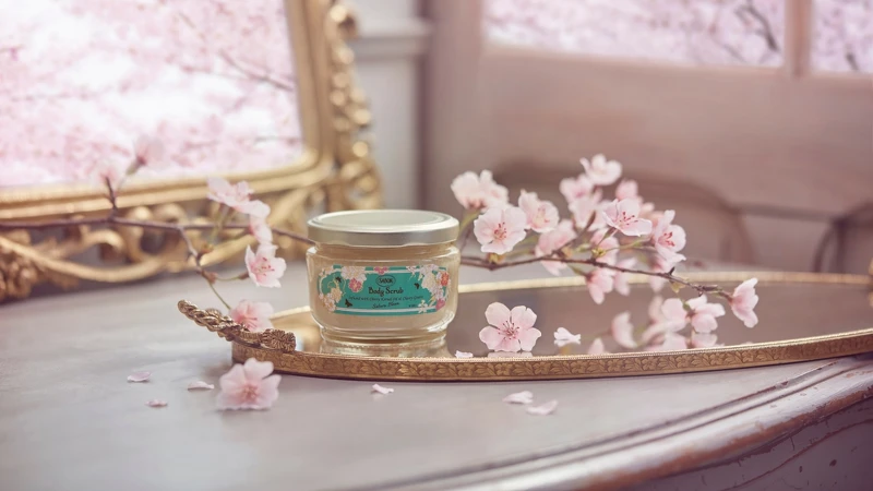 SABON花霞之境身體磨砂膏320g，NT1,080