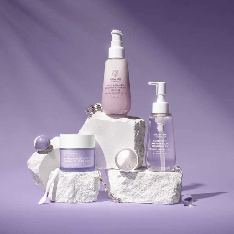 SNOW FOX 薰衣草系列主視覺。