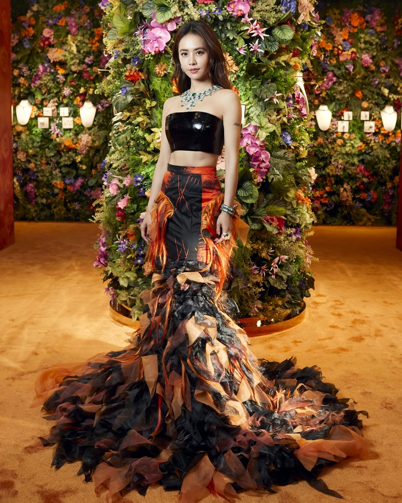 寶格麗大中華區品牌代言人蔡依林出席 2023 寶格麗伊甸奇蹟花園 頂級珠寶暨腕錶盛展