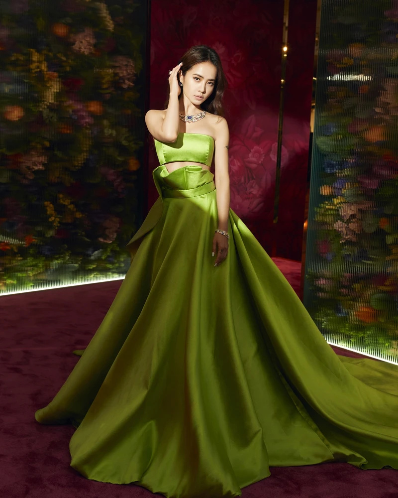 寶格麗大中華區品牌代言人蔡依林出席 2023 寶格麗伊甸奇蹟花園 頂級珠寶暨腕錶盛展