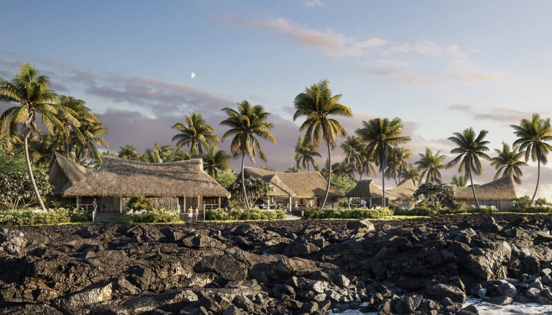 飯店由夏威夷建築大師 Greg Warner 操刀設計。 飯店由夏威夷建築大師 Greg Warner 操刀設計。