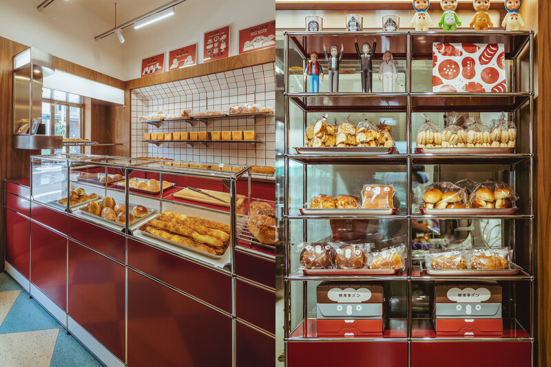 展示櫃選用瑞士系統櫃品牌USM Haller。 展示櫃選用瑞士系統櫃品牌USM Haller。