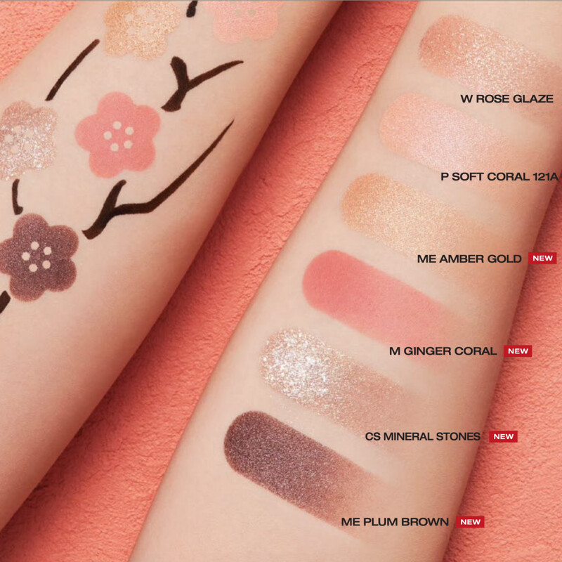 shu uemura植村秀時尚大師6色眼影盤#清甜粉薑手部試色。 shu uemura植村秀時尚大師6色眼影盤#清甜粉薑手部試色。