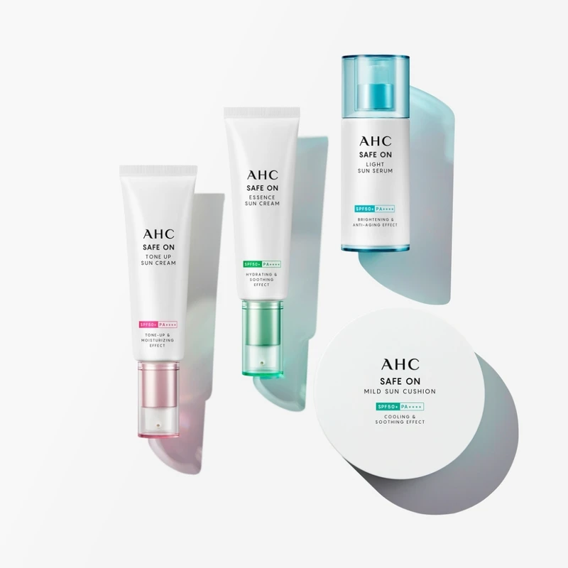 AHC防曬系列新品情境。 AHC防曬系列新品情境。