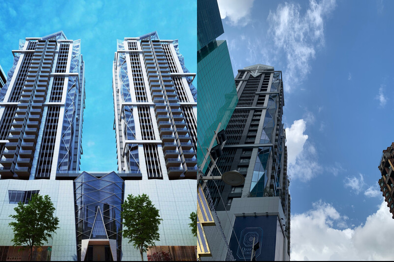 餐廳將落腳將落腳於台北東區指標建案「Diamond Towers 台北之星」。 餐廳將落腳將落腳於台北東區指標建案「Diamond Towers 台北之星」。