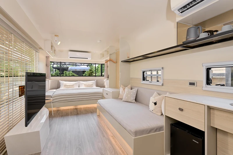 露營車內配備完整舒適