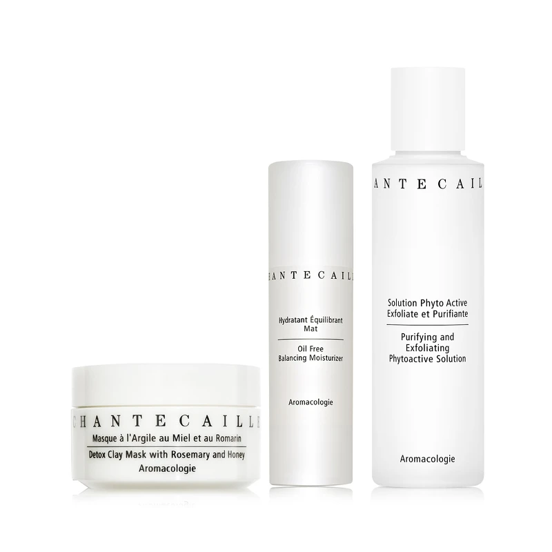 【淨化平衡拋光組】內容包含：花妍亮晶精萃露100ml、花妍平衡益生乳 50ml、花妍深層淨化面膜 50ml。