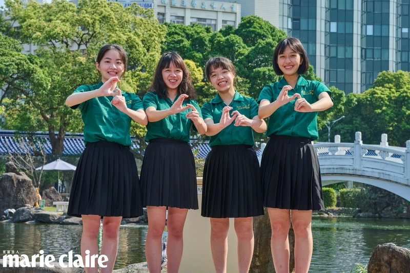 成員組合由左至右/沐田、羽辰、芝昀、若安 成員組合由左至右/沐田、羽辰、芝昀、若安