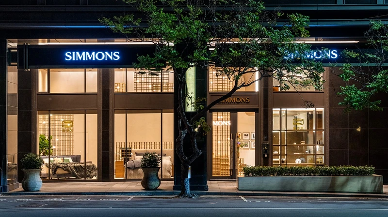 Simmons席夢思台中品牌概念館外觀 Simmons席夢思台中品牌概念館外觀