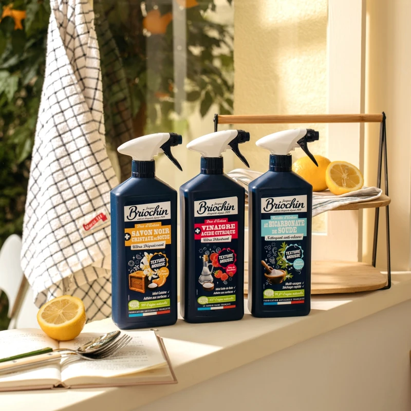 Jacques Briochin藍牌碧歐馨泡沫清潔三兄弟產品情境圖。 Jacques Briochin藍牌碧歐馨泡沫清潔三兄弟產品情境圖。