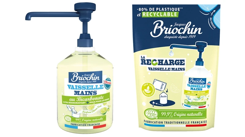 Jacques Briochin藍牌碧歐馨檸檬小蘇打護手洗碗精500ml,NT350、補充包500ml,NT300 Jacques Briochin藍牌碧歐馨檸檬小蘇打護手洗碗精500ml,NT350、補充包500ml,NT300