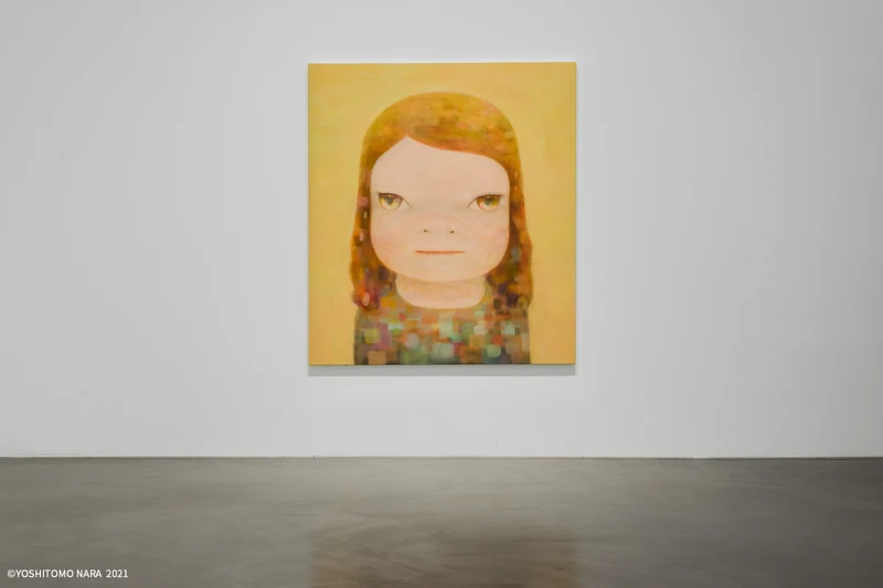 奈良美智作品《朦朧潮濕的一天》