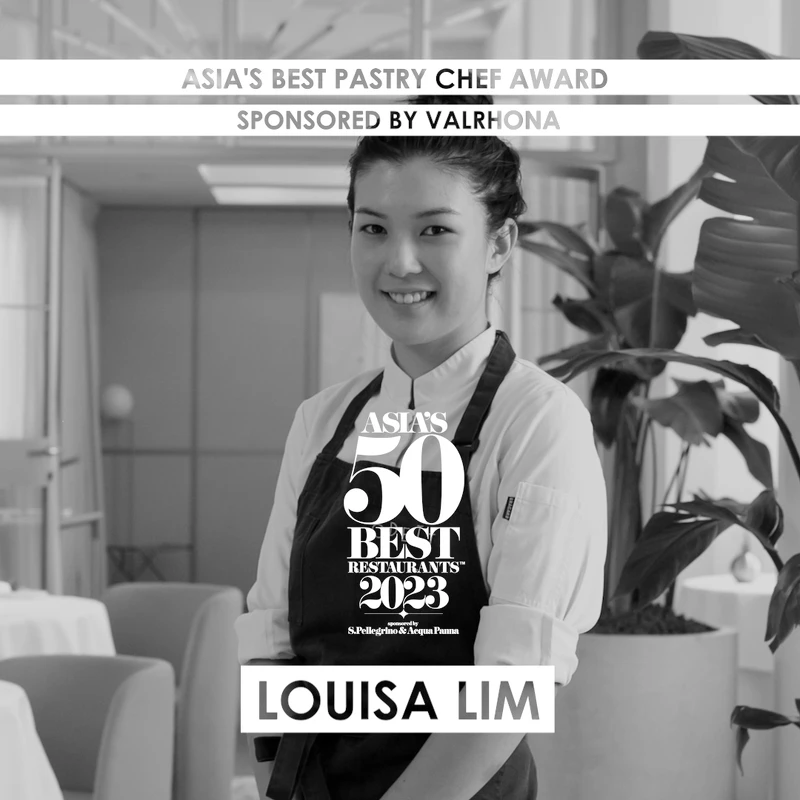 甜點主廚 Louisa Lim 更榮獲法芙娜（Valrhona）贊助的「亞洲最佳甜點主廚」（Asia’s Best Pastry Chef Award）。