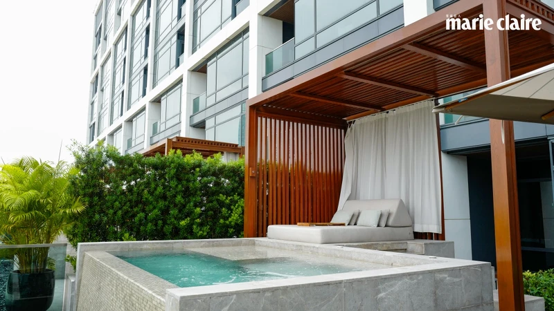 Verandah露台房擁有獨立花園露台及泳池 Verandah露台房擁有獨立花園露台及泳池