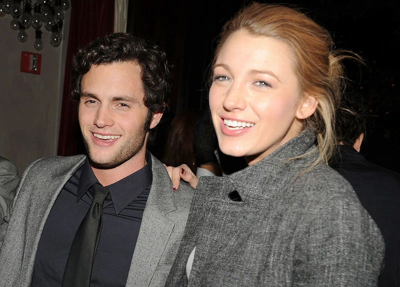 左：Penn Badgley 右：Blake Lively