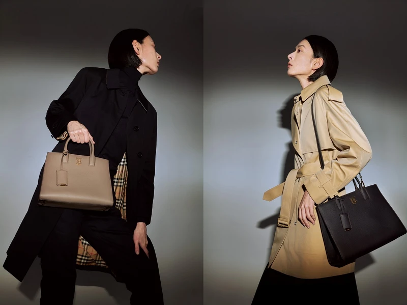 迷你Frances包 淺鞍褐色、Camden Heritage系列中長大衣;小型Frances包 黑色、三層Gabardine風衣。(All By Burberry) 迷你Frances包 淺鞍褐色、Camden Heritage系列中長大衣;小型Frances包 黑色、三層Gabardine風衣。(All By Burberry)