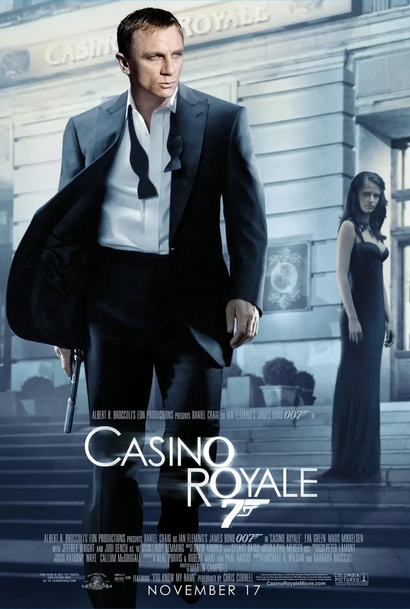 《007首部曲:皇家夜總會 Casino Royale》。 《007首部曲:皇家夜總會 Casino Royale》。