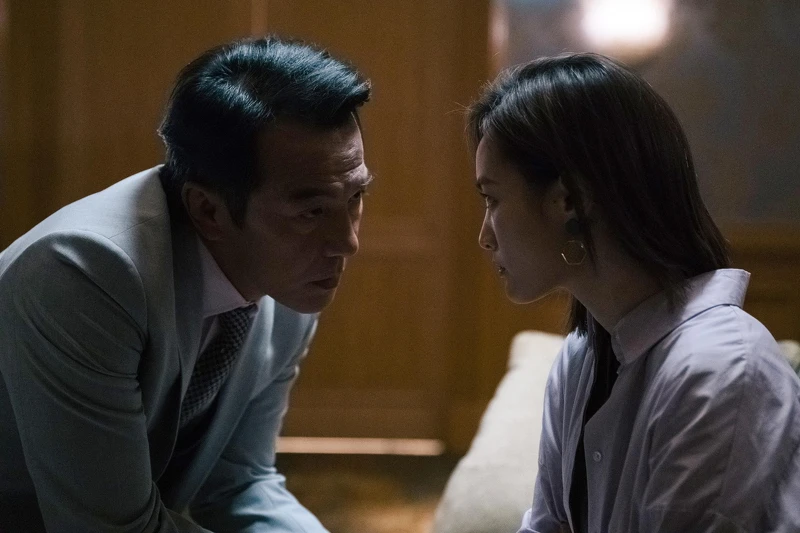 戴立忍（左）、王淨（右）在劇中有精彩對手戲