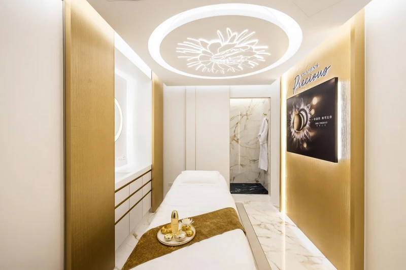 克蘭詩至臻凝時頂級課程專屬SPA空間。 克蘭詩至臻凝時頂級課程專屬SPA空間。