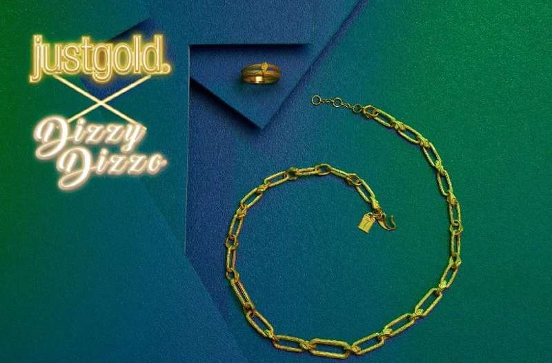 Just Gold鎮金店與蔡詩芸聯名珠寶 「簡約系列」項鍊與戒指