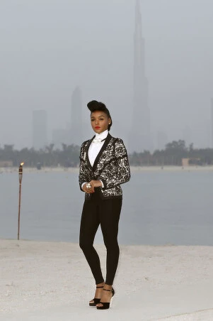 美國歌手 Janelle Monae 美國歌手 Janelle Monae