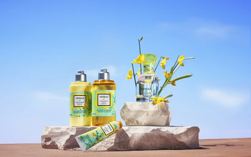 L’OCCITANE歐舒丹原野之心金雀花系列情境照。