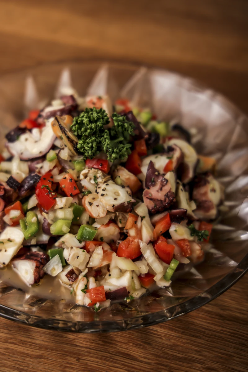 涼拌章魚莎莎 Salpicon de Pulpo 涼拌章魚莎莎 Salpicon de Pulpo