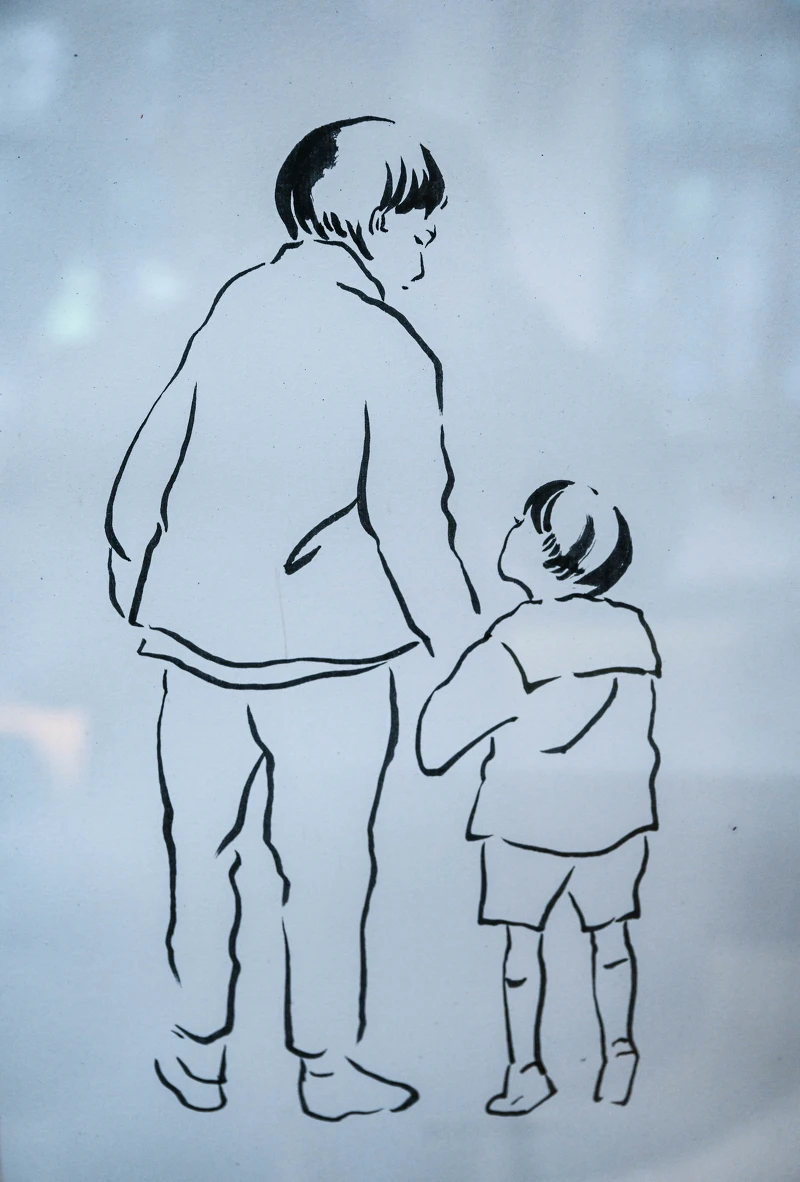 特展展品《愧疚》,劇中鄭元暢飾演的角色—余鎮元。 特展展品《愧疚》,劇中鄭元暢飾演的角色—余鎮元。