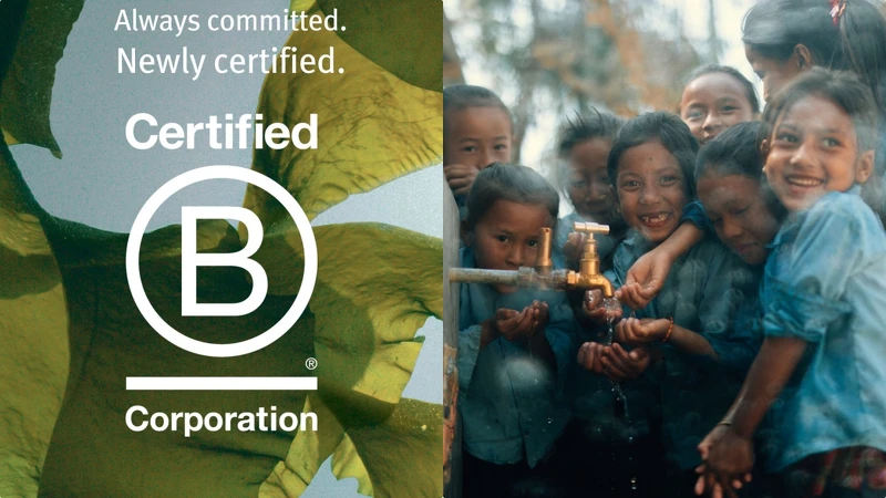 Aveda 2023年成為B型企業。 Aveda 2023年成為B型企業。