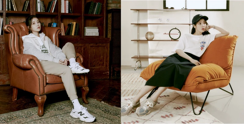 IU鞋款: NEW BALANCE U9060AAB、U9060MUS， NT4,680。