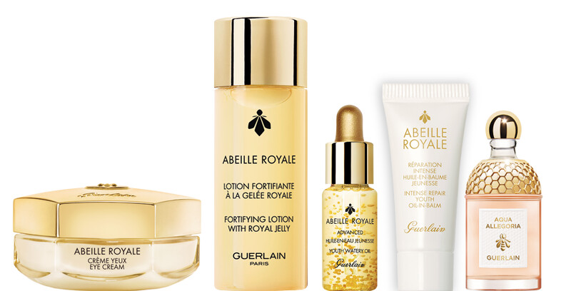 買:皇家蜂王乳超拉提亮眼霜 15ml+皇家蜂王乳蜜露 40ml,贈:皇家蜂王乳平衡油3G 5ml、皇家蜂王乳臉部身體全能乳霜5ml、花草水語 陽光甜橘淡香水 7.5ml,優惠價$ 3,950,價值$ 6,347【62折優惠】。 買:皇家蜂王乳超拉提亮眼霜 15ml+皇家蜂王乳蜜露 40ml,贈:皇家蜂王乳平衡油3G 5ml、皇家蜂王乳臉部身體全能乳霜5ml、花草水語 陽光甜橘淡香水 7.5ml,優惠價$ 3,950,價值$ 6,347【62折優惠】。