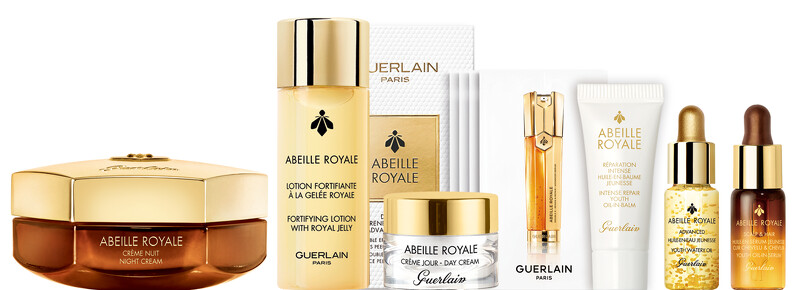 買:皇家蜂王乳修護晚霜 50ml,贈:皇家蜂王乳蜜露 40ml、皇家蜂王乳平衡油3G 5ml、皇家蜂王乳雙導精華 體驗禮(輕巧盒裝版)、皇家蜂王乳蜂蜜修護霜 7ml、皇家蜂王乳臉部身體全能乳霜5ml、皇家蜂王乳頭皮修護精華 5ml,優惠價$ 6,650,價值$ 10,823【61折優惠】。 買:皇家蜂王乳修護晚霜 50ml,贈:皇家蜂王乳蜜露 40ml、皇家蜂王乳平衡油3G 5ml、皇家蜂王乳雙導精華 體驗禮(輕巧盒裝版)、皇家蜂王乳蜂蜜修護霜 7ml、皇家蜂王乳臉部身體全能乳霜5ml、皇家蜂王乳頭皮修護精華 5ml,優惠價$ 6,650,價值$ 10,823【61折優惠】。